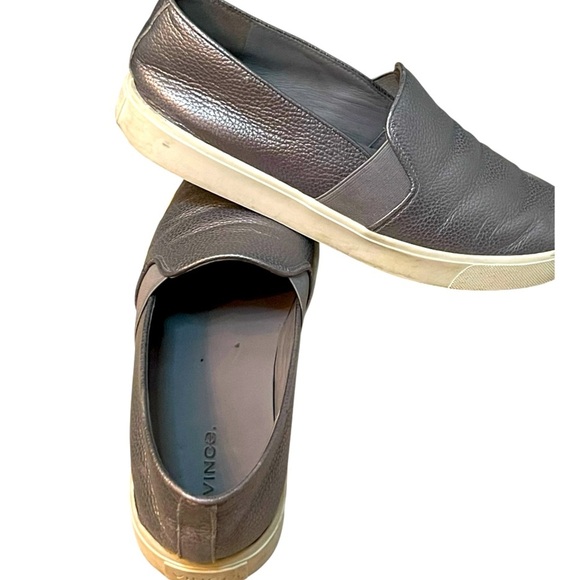 Vince Women's Silver Loafers size 9 - Picture 4 of 10